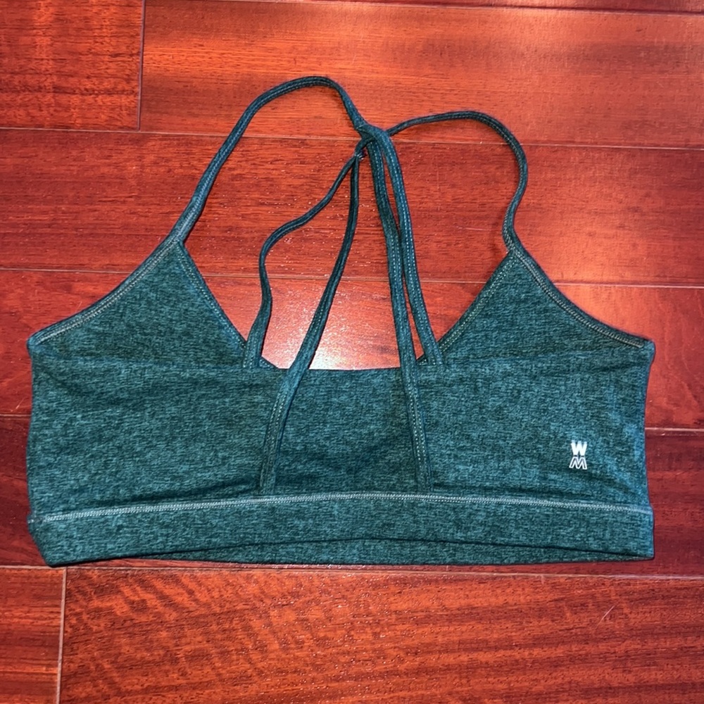 We Over Me Sports Bliss Bra Green, Small - Picture 5 of 11